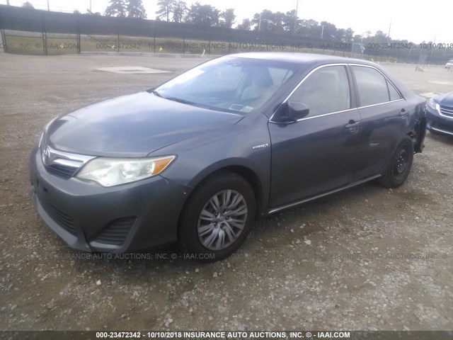 4T1BD1FK1CU045517 - 2012 TOYOTA CAMRY HYBRID/LE/XLE 灰色 照片 2