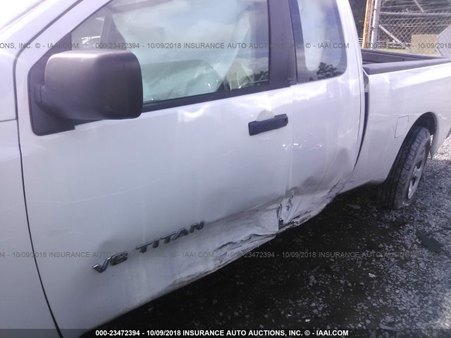 1N6BA0CH9EN514038 - 2014 NISSAN TITAN S/SV/PRO-4X WHITE photo 6