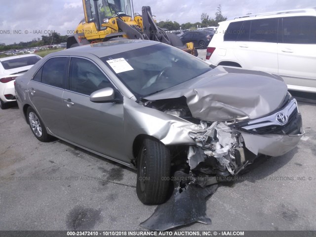 4T1BF1FK9EU304493 - 2014 TOYOTA CAMRY L/SE/LE/XLE თაფლისფერი ფოტო 1