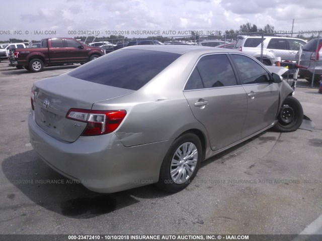 4T1BF1FK9EU304493 - 2014 TOYOTA CAMRY L/SE/LE/XLE თაფლისფერი ფოტო 4