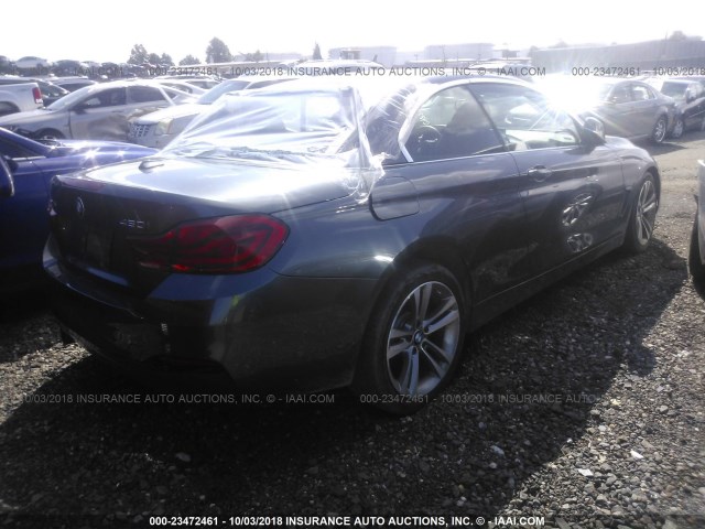 WBA4Z3C51JEC48780 - 2018 BMW 430XI GRAY photo 4