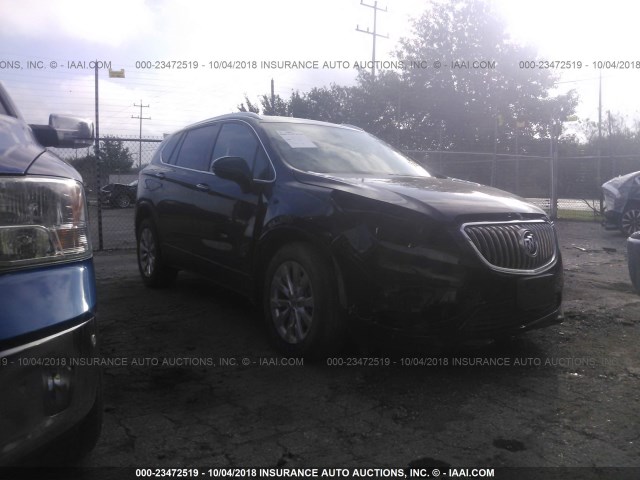 LRBFXBSA5HD161485 - 2017 BUICK ENVISION ESSENCE 黑色 照片 1