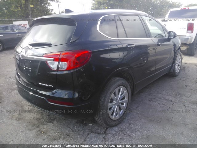 LRBFXBSA5HD161485 - 2017 BUICK ENVISION ESSENCE 黑色 照片 4