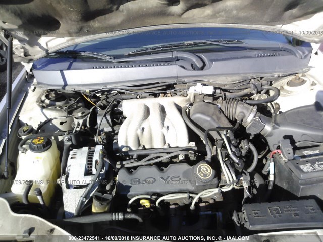 1FAFP55U1YG127699 - 2000 FORD TAURUS SES SILVER photo 10