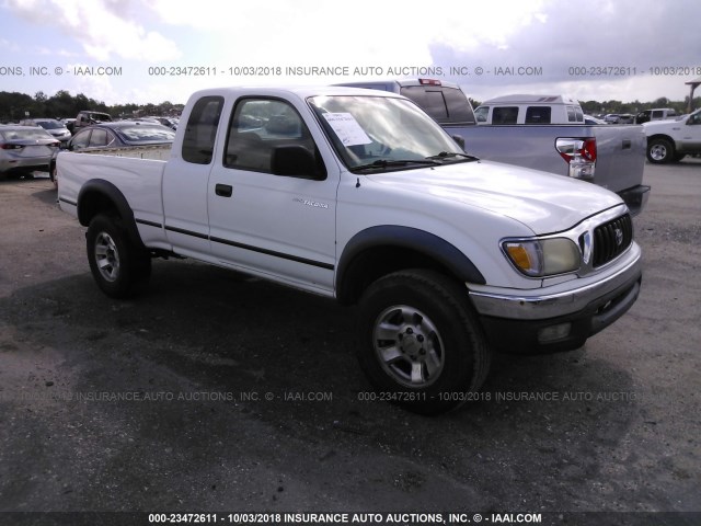 5TESN92N54Z341326 - 2004 TOYOTA TACOMA XTRACAB PRERUNNER WHITE photo 1