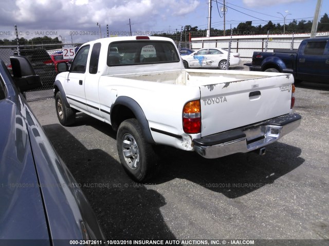 5TESN92N54Z341326 - 2004 TOYOTA TACOMA XTRACAB PRERUNNER თეთრი ფოტო 3
