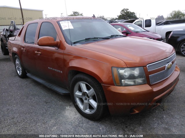 3GNEC12J27G305473 - 2007 CHEVROLET AVALANCHE C1500 ORANGE photo 1