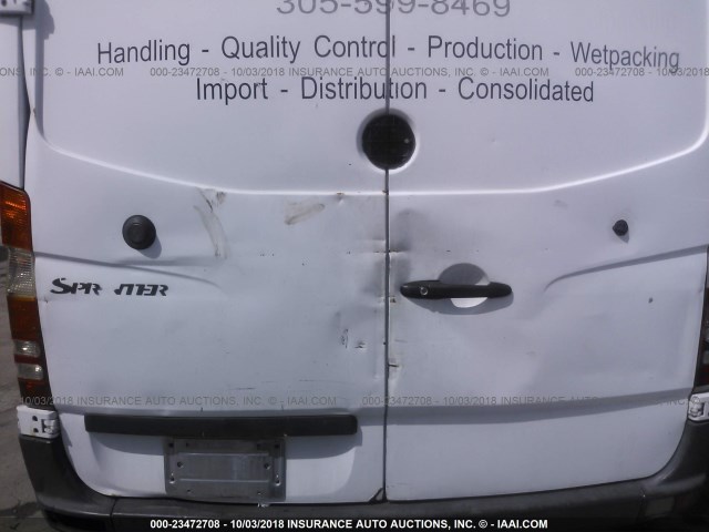 WDYPE746575173487 - 2007 FREIGHTLINER Sprinter 2500 WHITE photo 6