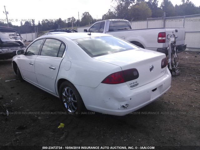 1G4HD57256U204964 - 2006 BUICK LUCERNE CXL WHITE photo 3