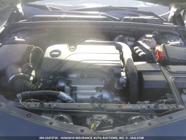 1G1ZB5ST6HF209587 - 2017 CHEVROLET MALIBU LS ნაცრისფერი ფოტო 10