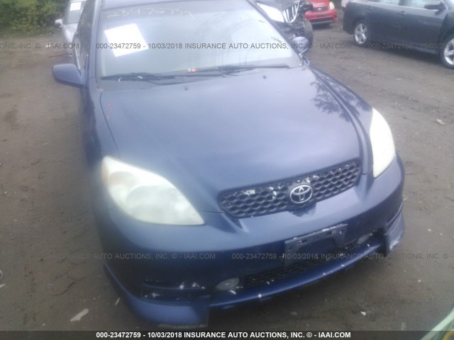 2T1KY38E83C017559 - 2003 TOYOTA COROLLA MATRIX XRS BLUE photo 6