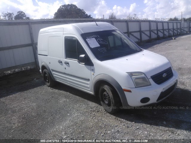 NM0LS7BN5BT057334 - 2011 FORD TRANSIT CONNECT XLT WHITE photo 1