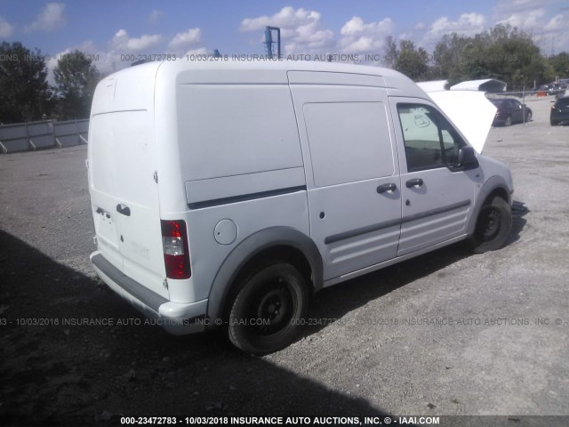 NM0LS7BN5BT057334 - 2011 FORD TRANSIT CONNECT XLT WHITE photo 4