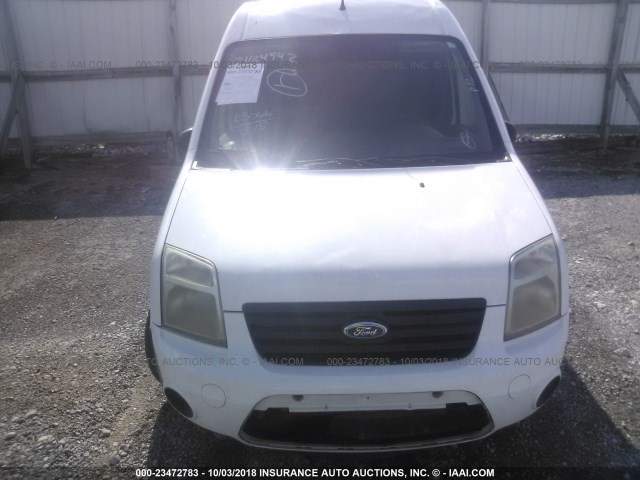 NM0LS7BN5BT057334 - 2011 FORD TRANSIT CONNECT XLT WHITE photo 6