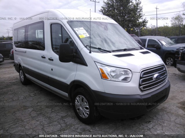 1FBAX2CM1JKA56985 - 2018 FORD TRANSIT T-350 WHITE photo 1