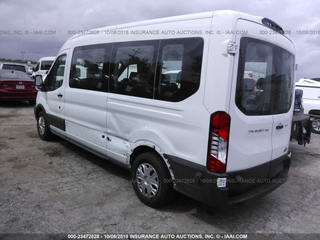 1FBAX2CM1JKA56985 - 2018 FORD TRANSIT T-350 WHITE photo 3