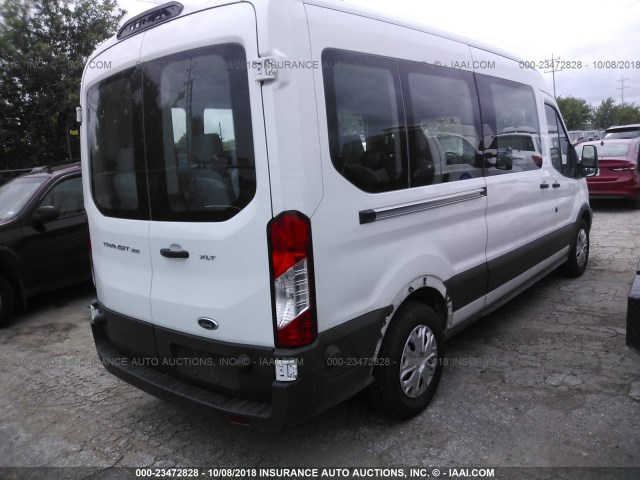 1FBAX2CM1JKA56985 - 2018 FORD TRANSIT T-350 WHITE photo 4