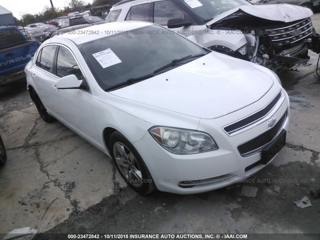1G1ZC5EB2AF202383 - 2010 CHEVROLET MALIBU 1LT WHITE photo 1