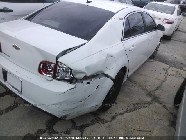 1G1ZC5EB2AF202383 - 2010 CHEVROLET MALIBU 1LT WHITE photo 4