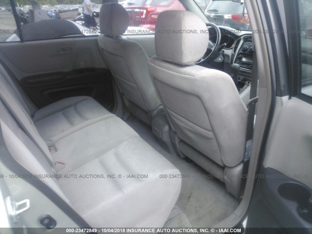 JTEHF21A530121076 - 2003 TOYOTA HIGHLANDER LIMITED SILVER photo 8