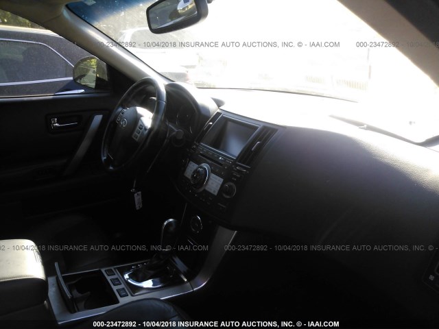 JNRBS08W47X400396 - 2007 INFINITI FX45 BLACK photo 5