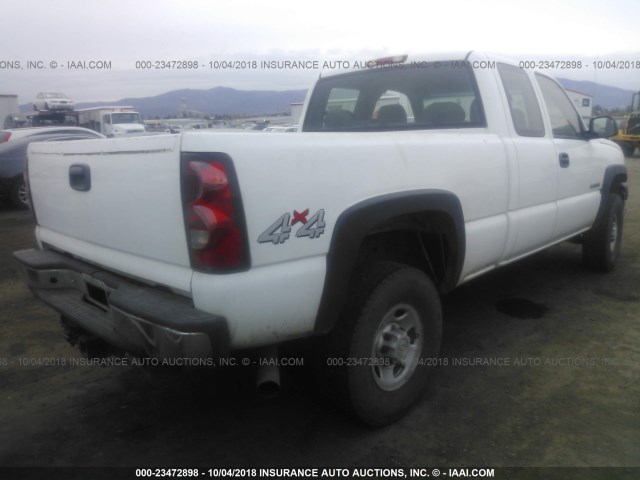 1GCHK29U86E225938 - 2006 CHEVROLET SILVERADO K2500 HEAVY DUTY Білий фото 4