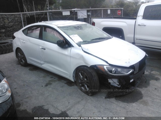 5NPD84LF9JH232196 - 2018 HYUNDAI ELANTRA SEL/VALUE/LIMITED WHITE photo 1