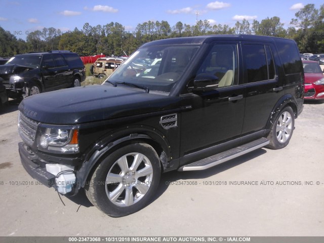 SALAG2V62FA772861 - 2015 LAND ROVER LR4 BLACK photo 2
