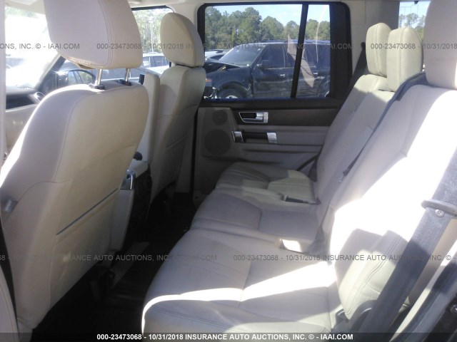 SALAG2V62FA772861 - 2015 LAND ROVER LR4 BLACK photo 8
