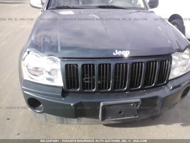 1J4GR48K66C137995 - 2006 JEEP GRAND CHEROKEE LAREDO/COLUMBIA/FREEDOM 绿色 照片 6