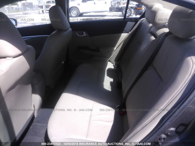 19XFB2F95FE022629 - 2015 HONDA CIVIC EXL 棕色 照片 8