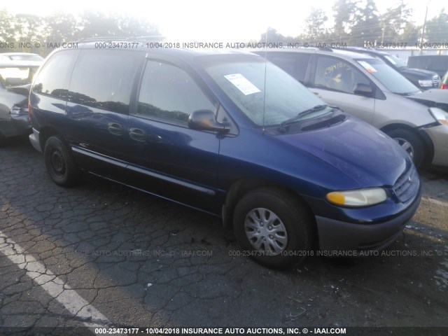 2C4GJ25G7YR762918 - 2000 CHRYSLER VOYAGER Dark Blue photo 1