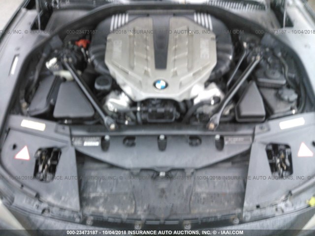 WBAKA83549CY33353 - 2009 BMW 750 I BLACK photo 10