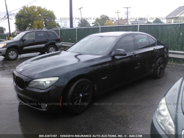 WBAKA83549CY33353 - 2009 BMW 750 I BLACK photo 2