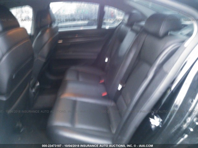 WBAKA83549CY33353 - 2009 BMW 750 I BLACK photo 8