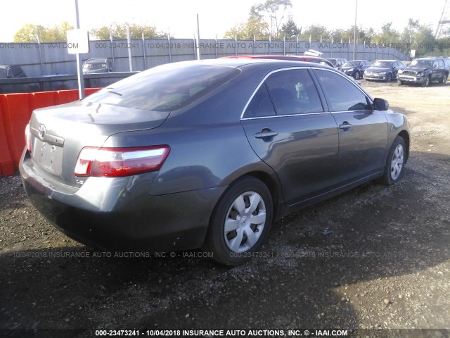 4T1BE46K87U547123 - 2007 TOYOTA CAMRY NEW GENERAT CE/LE/XLE/SE GRAY photo 4