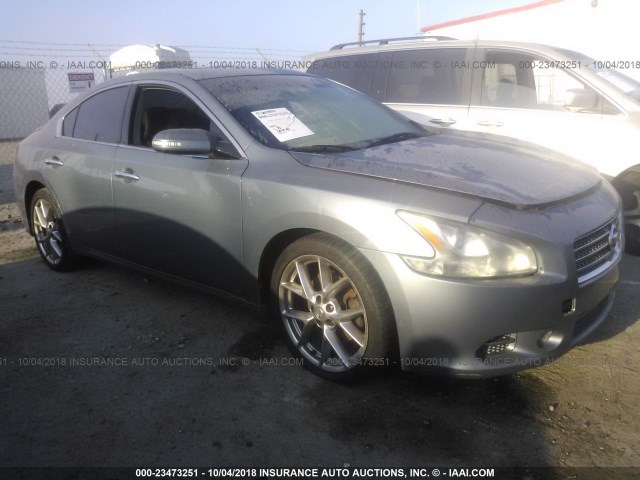 1N4AA5AP8AC826871 - 2010 NISSAN MAXIMA S/SV GRAY photo 1