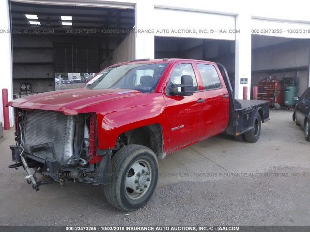 1GB4KYC82GF149582 - 2016 CHEVROLET SILVERADO K3500 RED photo 2