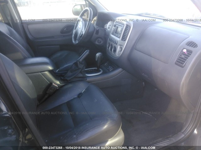 1FMCU49H97KA49452 - 2007 FORD ESCAPE HEV BLACK photo 5