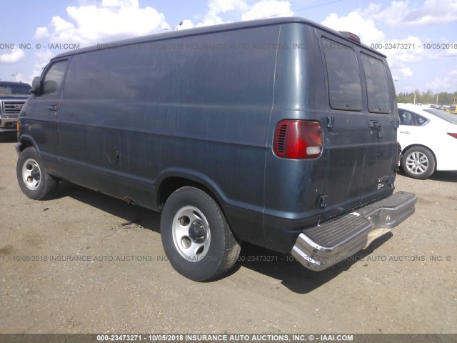 2D7HB11X13K525043 - 2003 DODGE RAM VAN B1500 GREEN photo 3