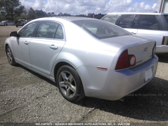 1G1ZC5E07AF180623 - 2010 CHEVROLET MALIBU 1LT ვერცხლისფერი ფოტო 3