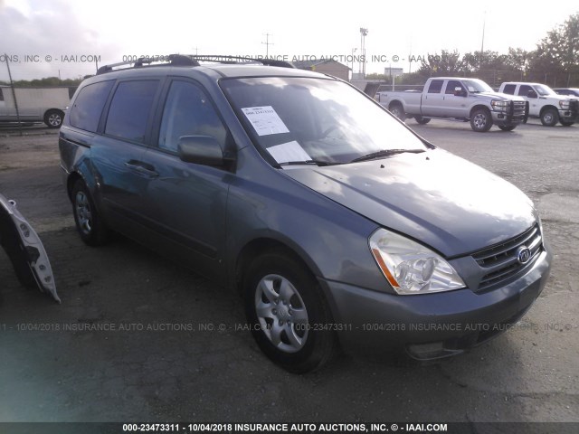 KNDMB233886244596 - 2008 KIA SEDONA EX/LX BLUE photo 1