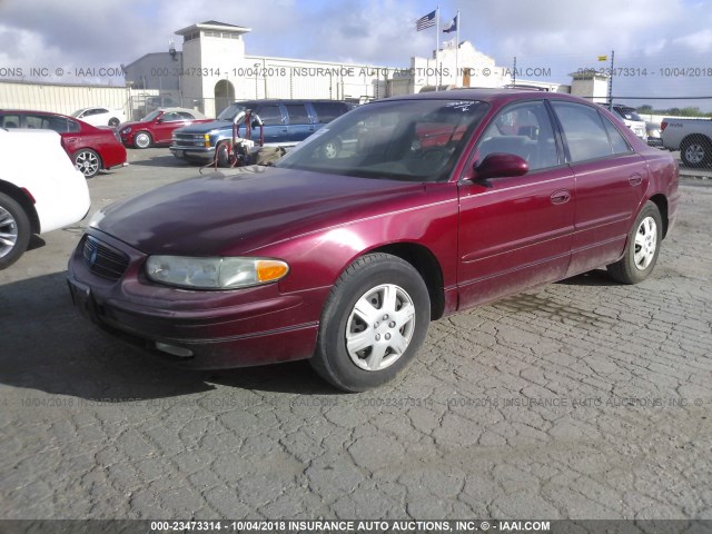 2G4WB52K531133745 - 2003 BUICK REGAL LS MAROON photo 2