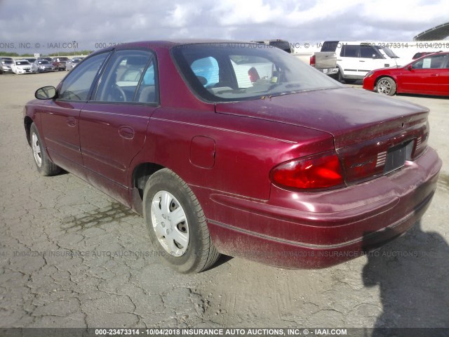 2G4WB52K531133745 - 2003 BUICK REGAL LS MAROON photo 3