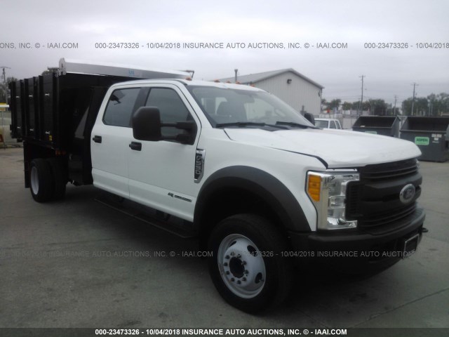 1FD0W5GT3HED50728 - 2017 FORD F550 SUPER DUTY WHITE photo 1