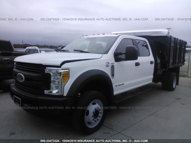 1FD0W5GT3HED50728 - 2017 FORD F550 SUPER DUTY WHITE photo 2