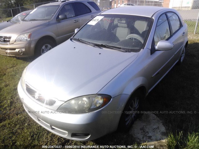 KL5JD66Z78K835164 - 2008 SUZUKI RENO SILVER photo 2