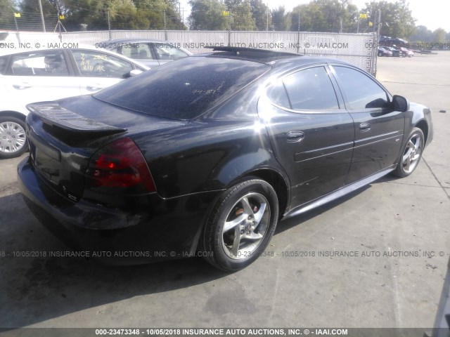 2G2WR524841351671 - 2004 PONTIAC GRAND PRIX GTP BLACK photo 4