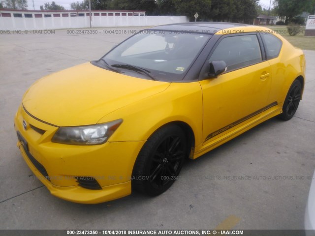 JTKJF5C79C3024253 - 2012 TOYOTA SCION TC 黄色 照片 2