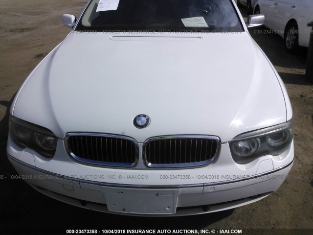 WBAGN63534DS54730 - 2004 BMW 745 LI Blanc photo 10